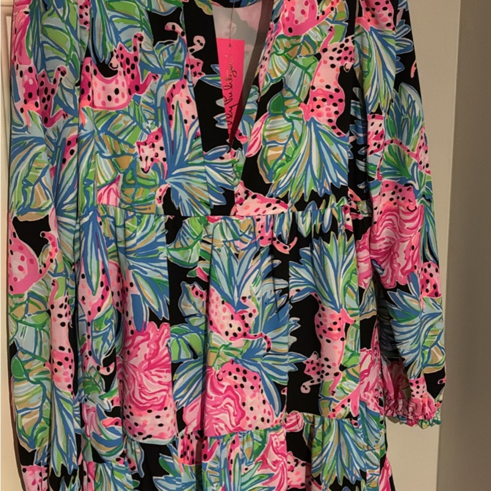 Lilly Pulitzer Pink and Blue Floral dress